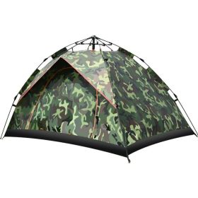 Camping Outdoor Travel Double-decker Automatic Tent (Option: Camo-3to4people)