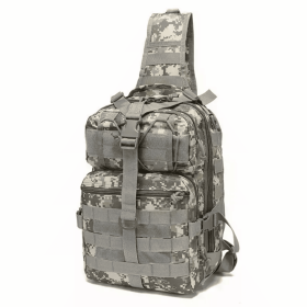 Tactical Military Medium Sling Range Bag (Color: ACU camouflage)